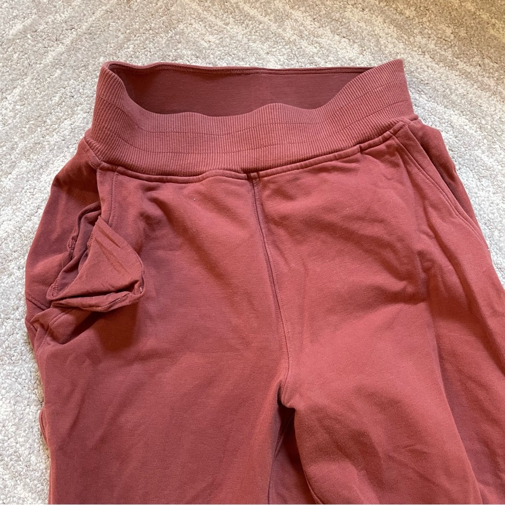 Lululemon Rust Red Joggers - image 3
